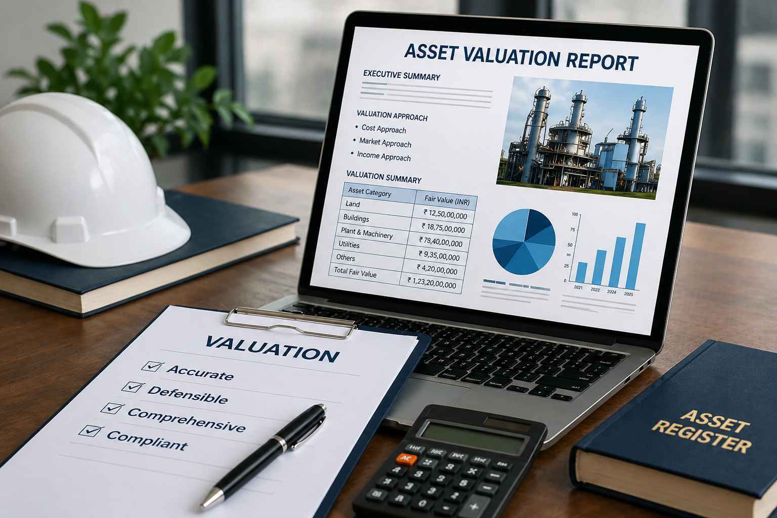 Asset valuation certification support by UNIQUO